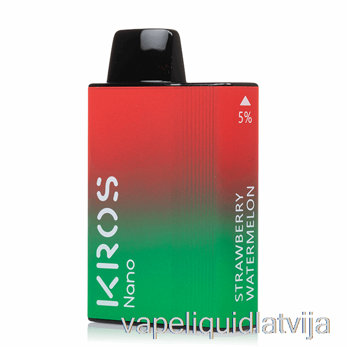 Kros Nano 5000 Vienreizējās Lietošanas Zemeņu Arbūzu Vape šķidrums